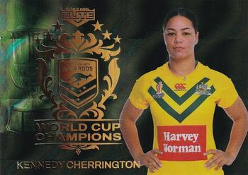2023 NRL Traders Elite - World Cup Champions Priority #WCC26 Kennedy Cherrington Front